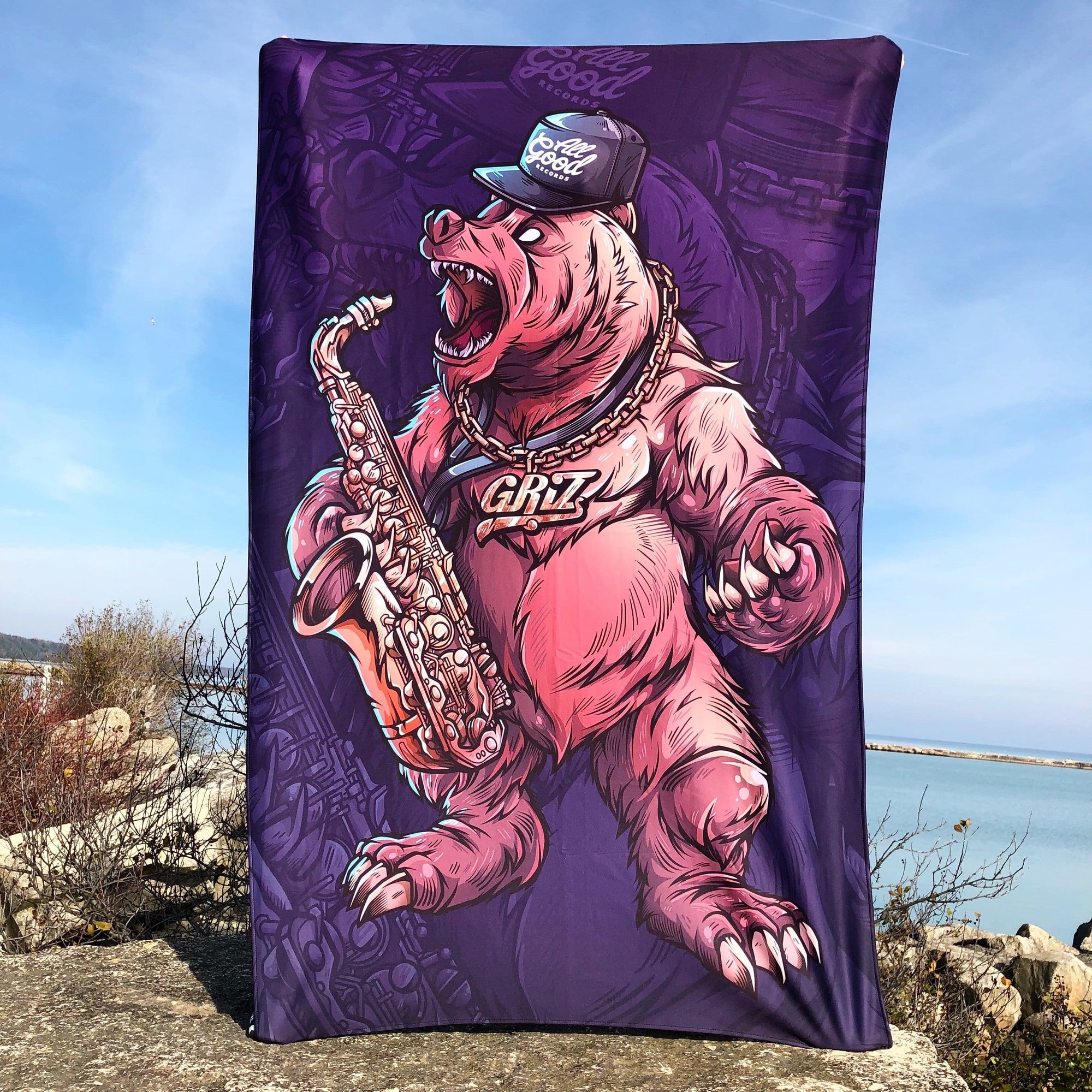 Grizzly Griz Tapestry