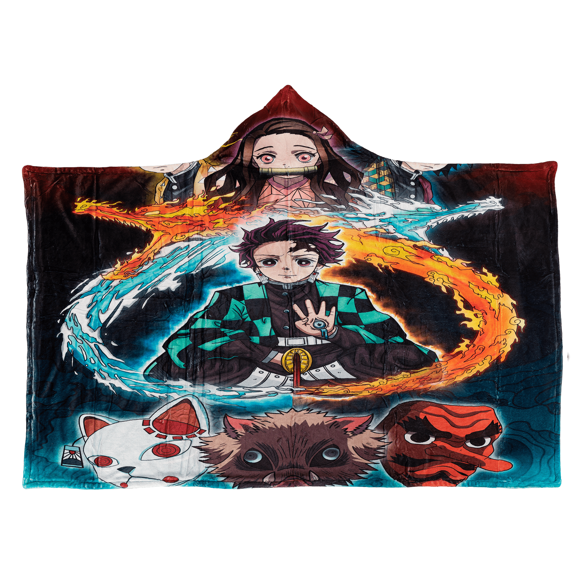 Demon Slayer Hooded Blanket