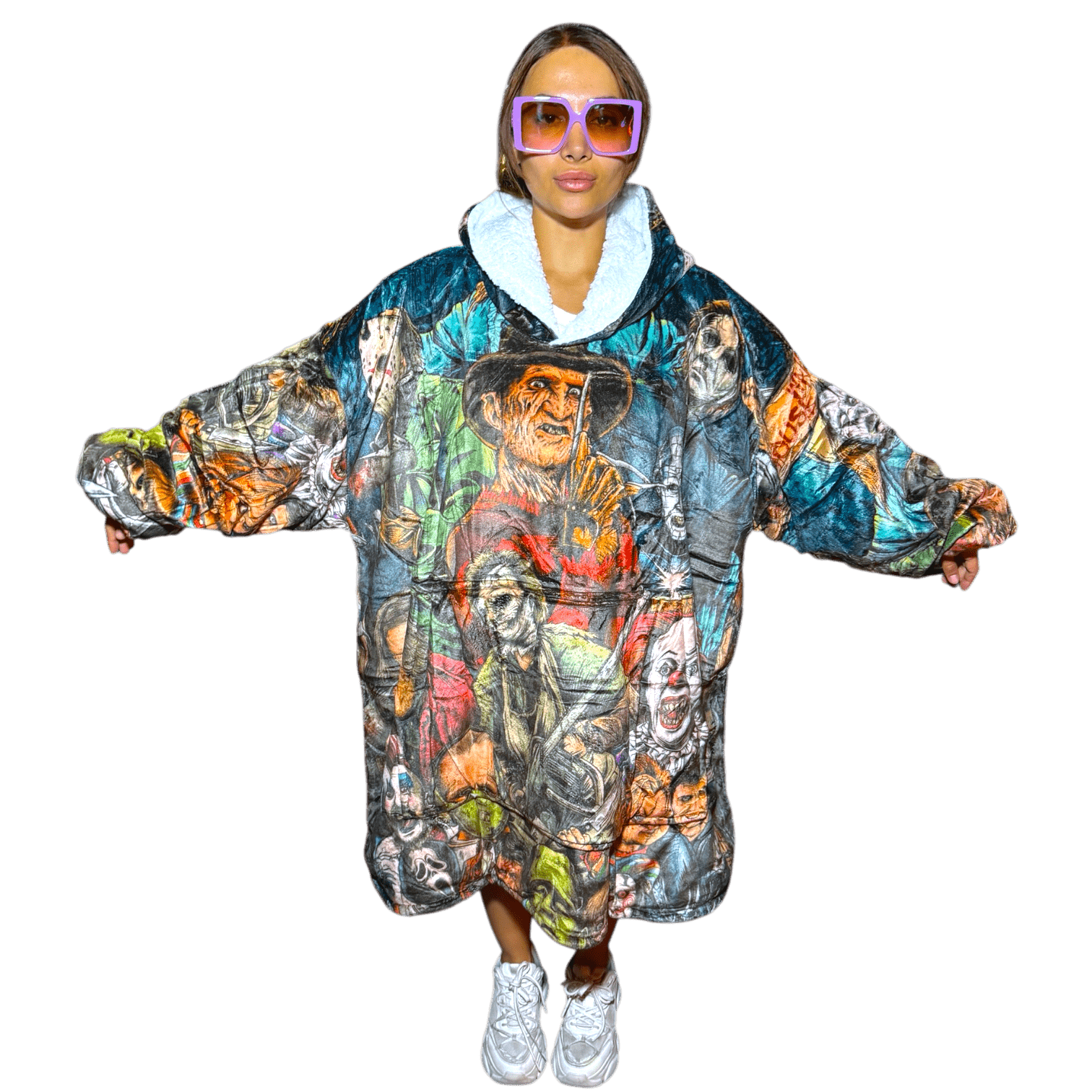 Horror Hoodie Blanket