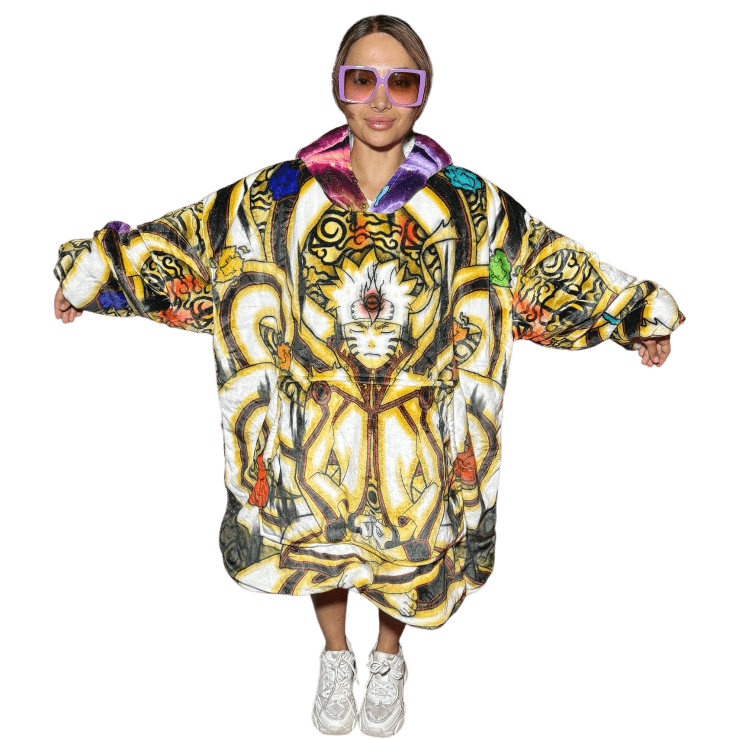 NARUTO & SASUKE Hoodie Blanket