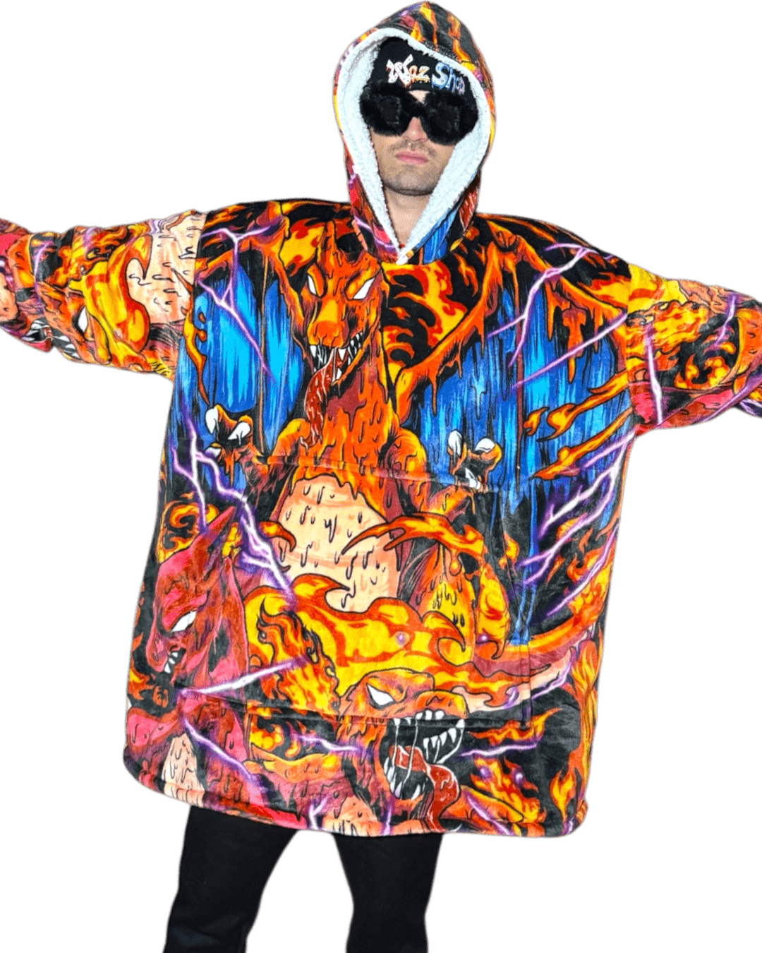 Charizard Hoodie Blanket