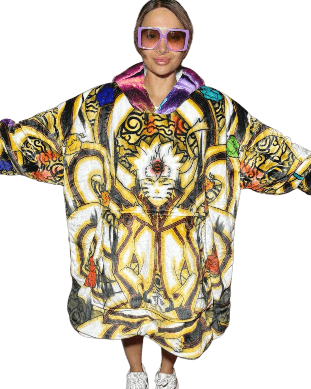 NARUTO & SASUKE Hoodie Blanket