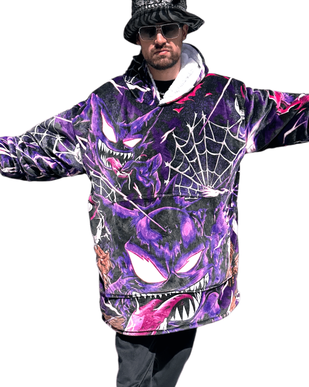 Gengar Hoodie Blanket *ALMOST SOLD OUT*