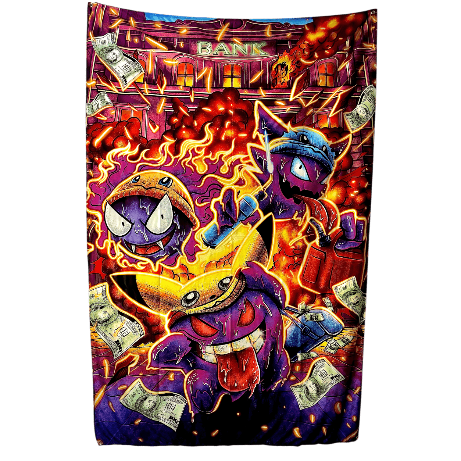 GENGAR GHOST HEIST TAPESTRY