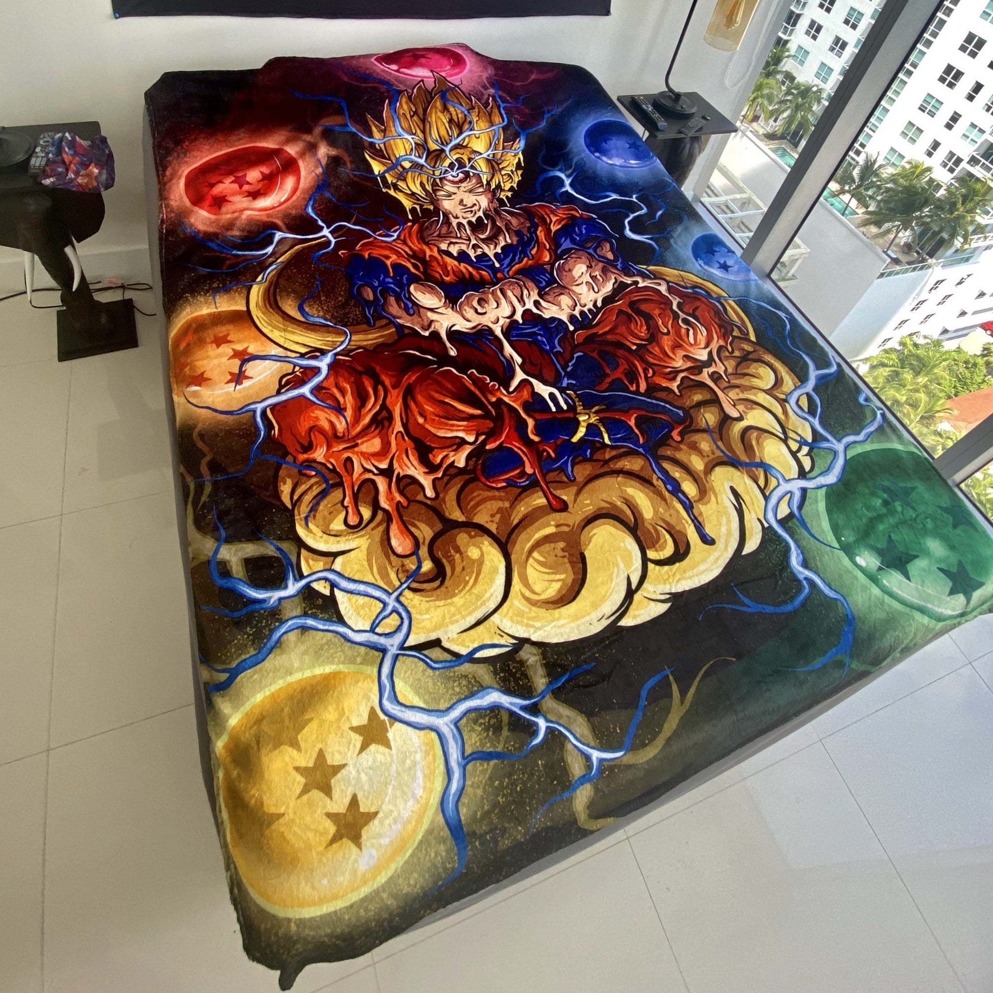Meditating Goku Blanket