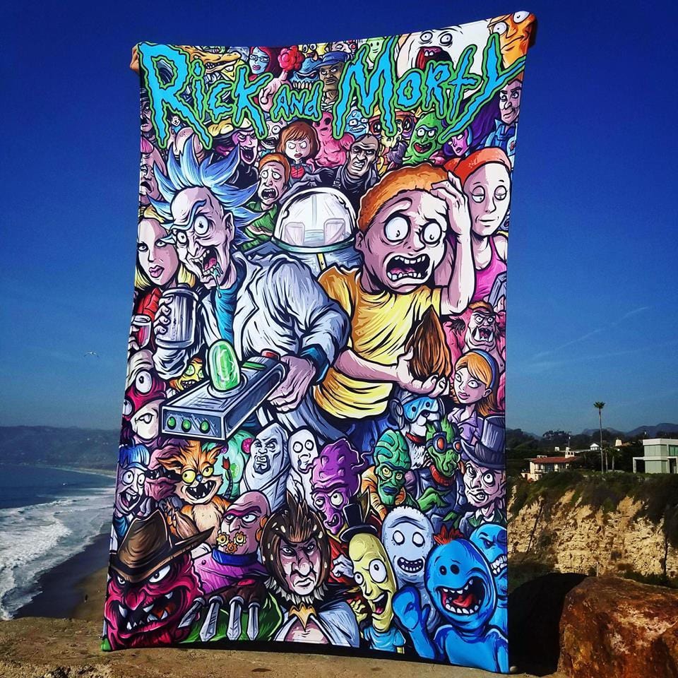 Rick Characters Tapestry