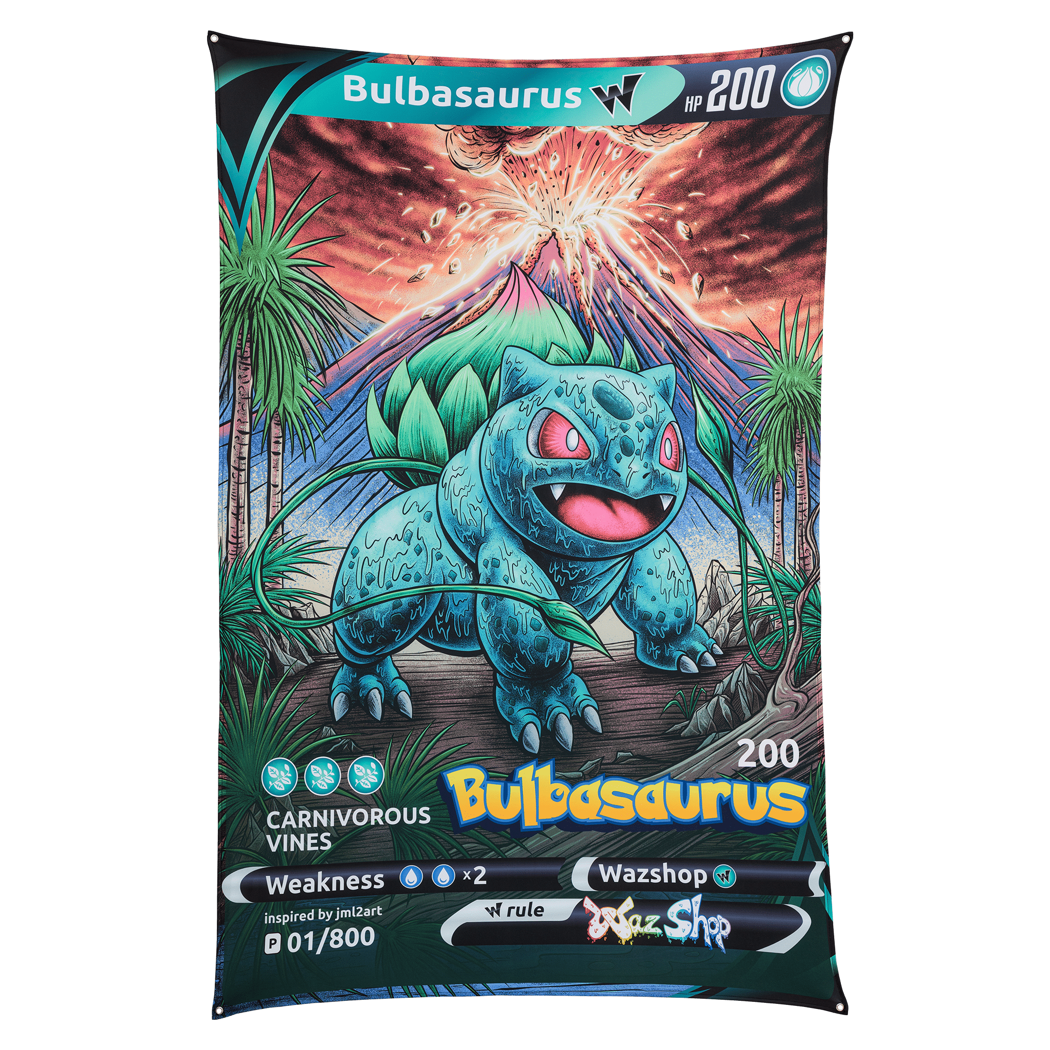 Bulbasaurus Tapestry