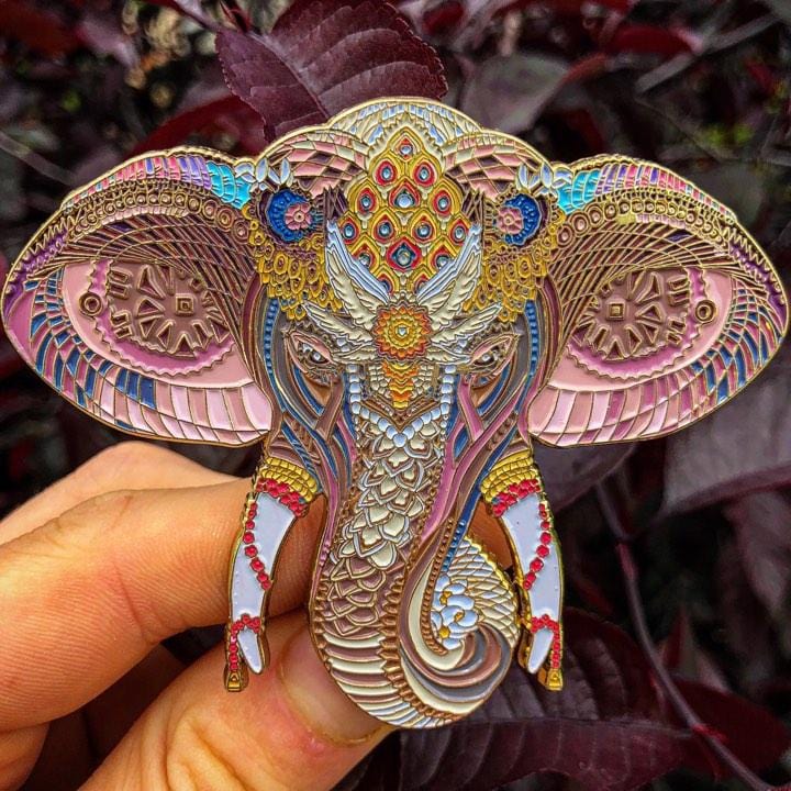 Royal Elephant Pin OG