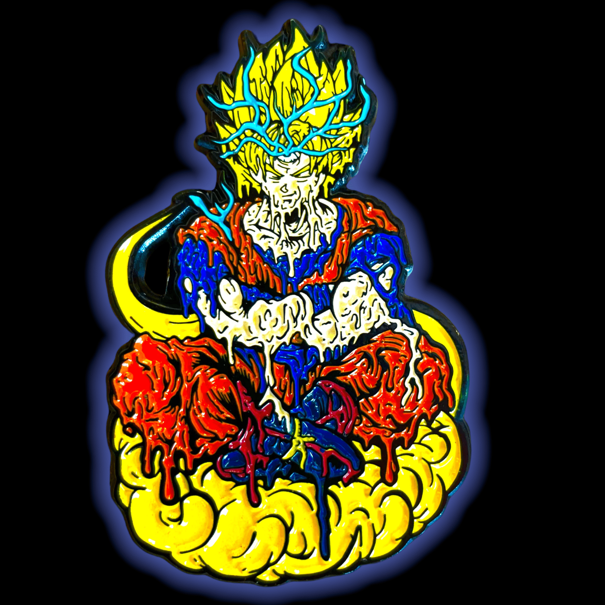Meditating Goku Pin