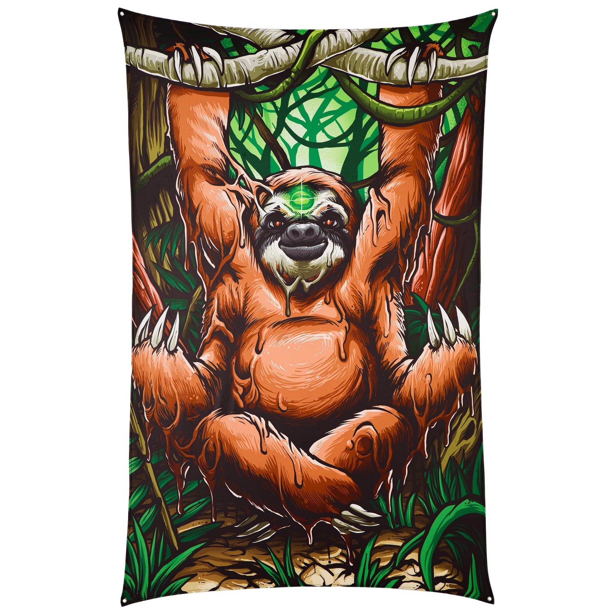 Woke Sloth Tapestry