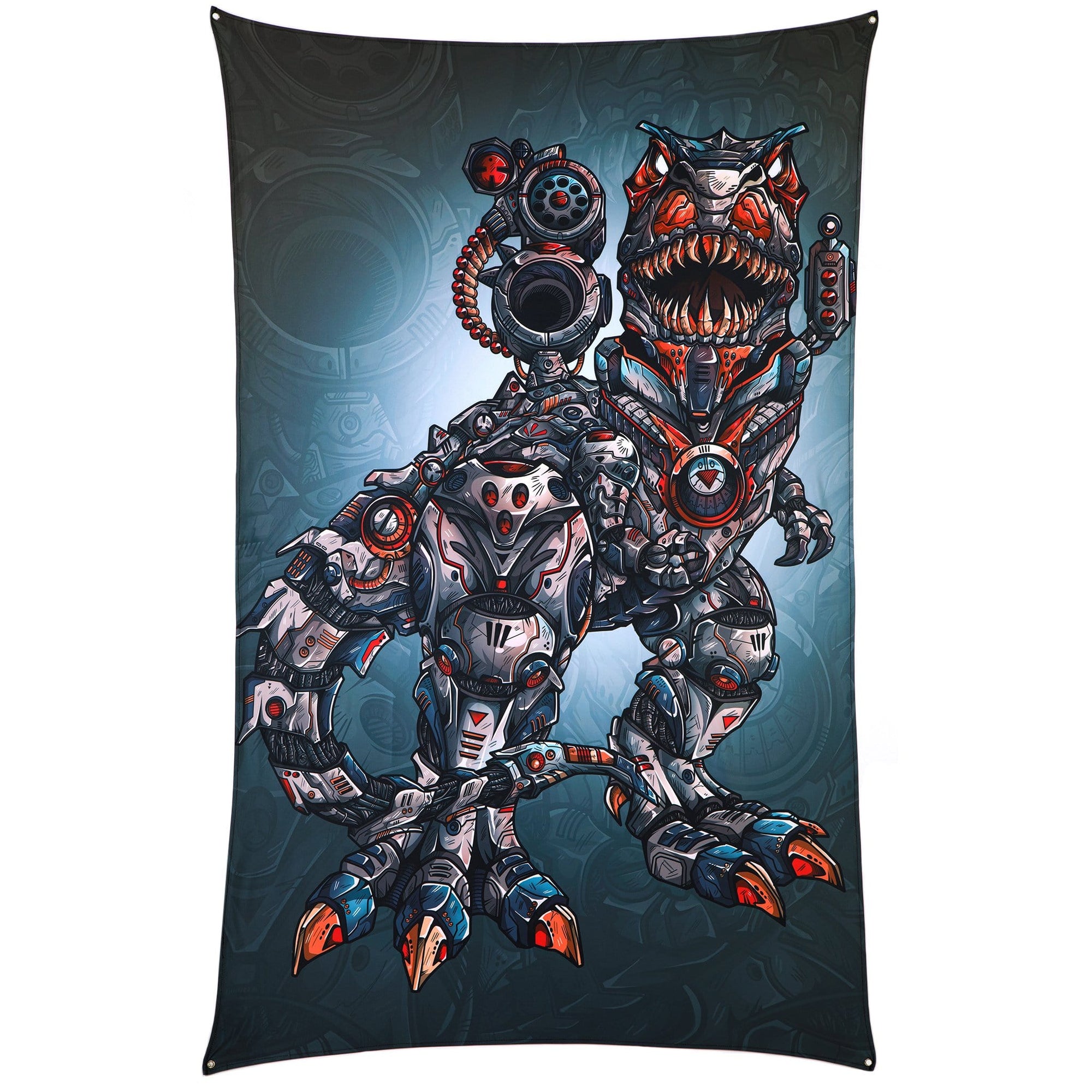 Dubstep Robo T-Rex Tapestry