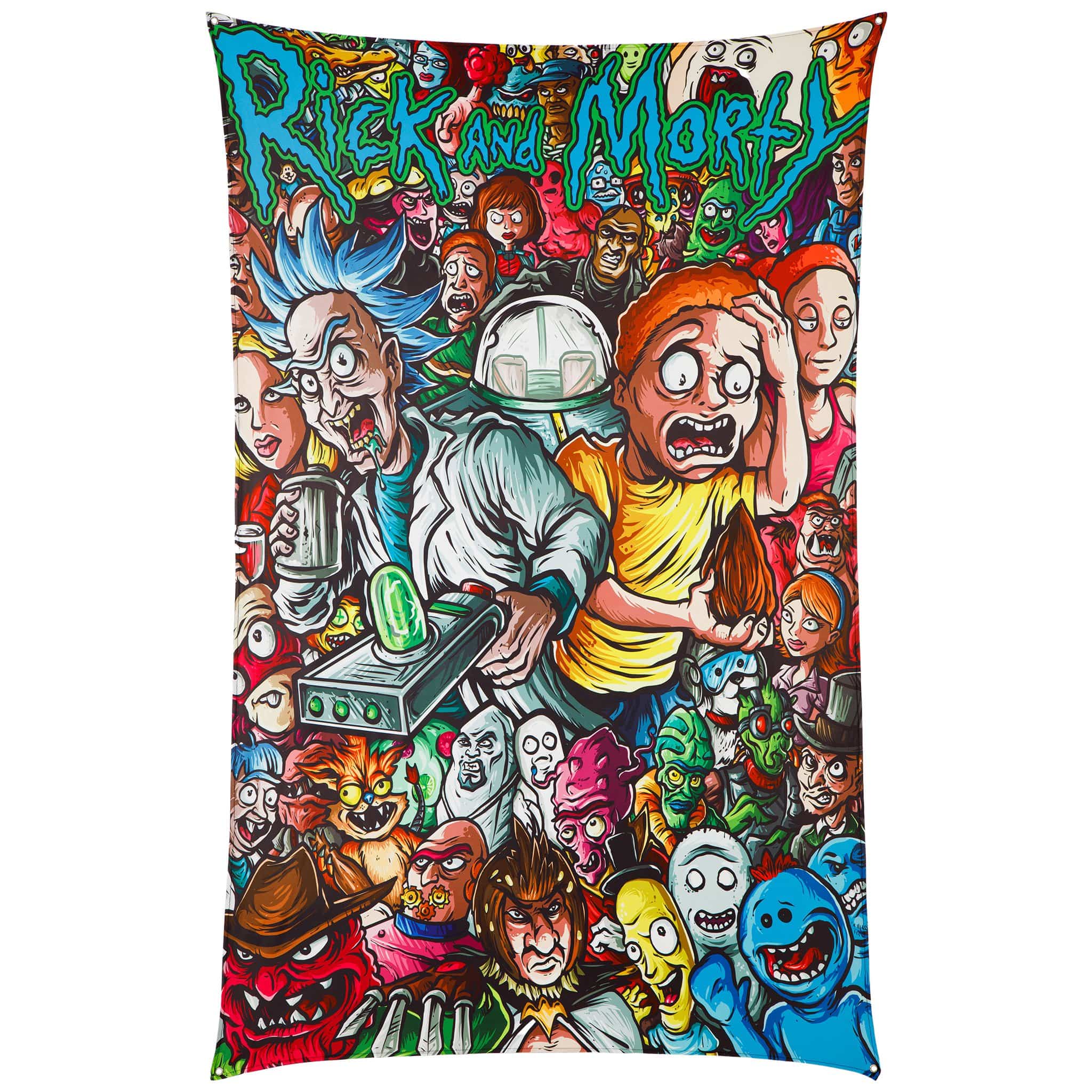 Rick Characters Tapestry