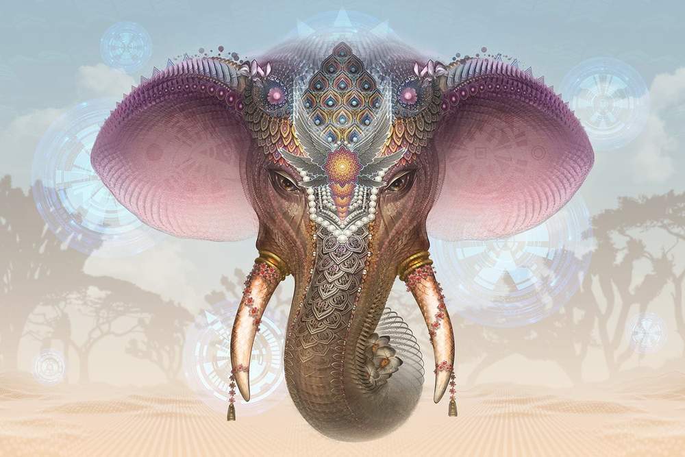 Royal Elephant Tapestry