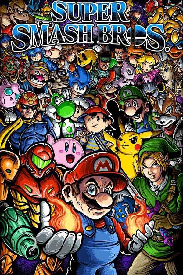 Super Smash Bros Tapestry