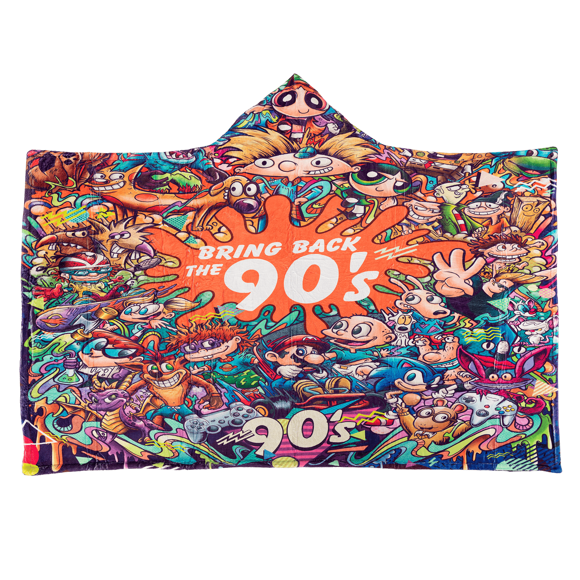Bring Back the 90's Hooded Blanket