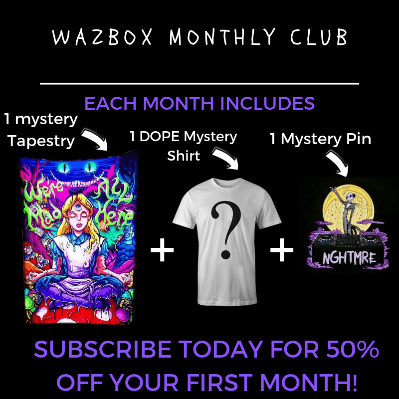 Waz Box Monthly Club  (Get your first month for just $30 with code 