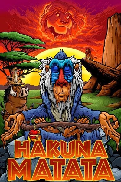 Meditating Rafiki Tapestry