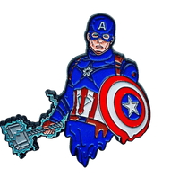 Melty Captain America Pin