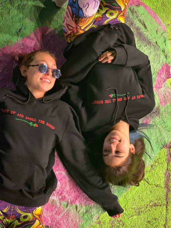 "WAKE UP AND SMELL THE ROSES" Official Waz Shop Hoodie