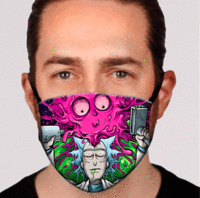 Woke Rick Face Mask